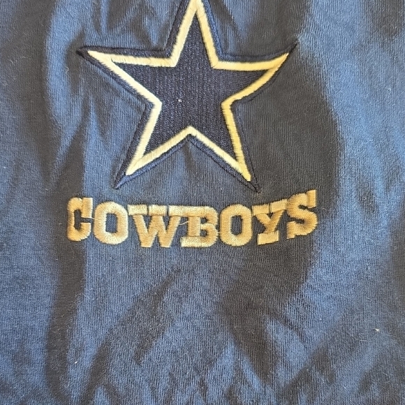 (J37) Kids Casual Dress - Blue Cowboys Sz 4t - Picture 3 of 5